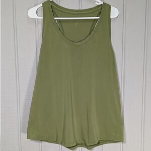 Lululemon Green Racerback Sleeveless Tank Top Yoga Running Athletic Active Wear